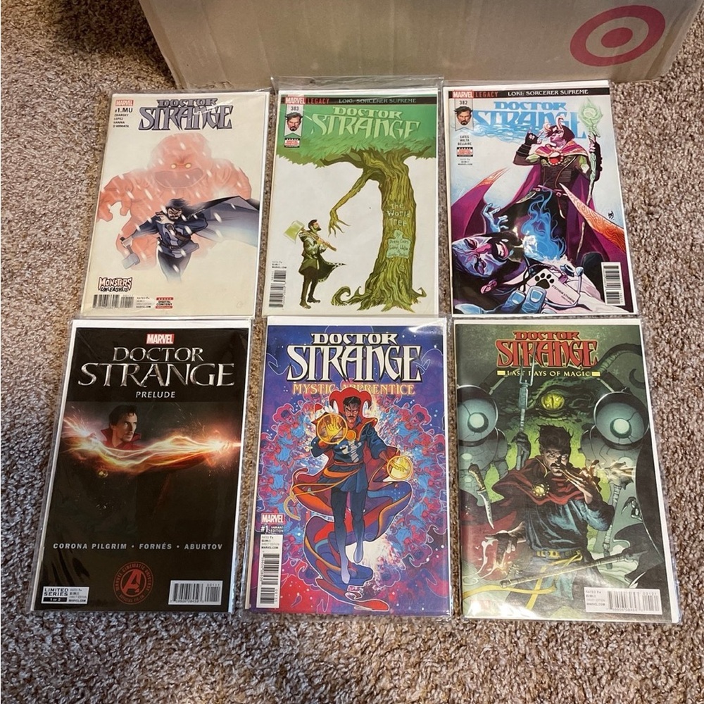 Lot of Six Marvel Dr Strange Comics